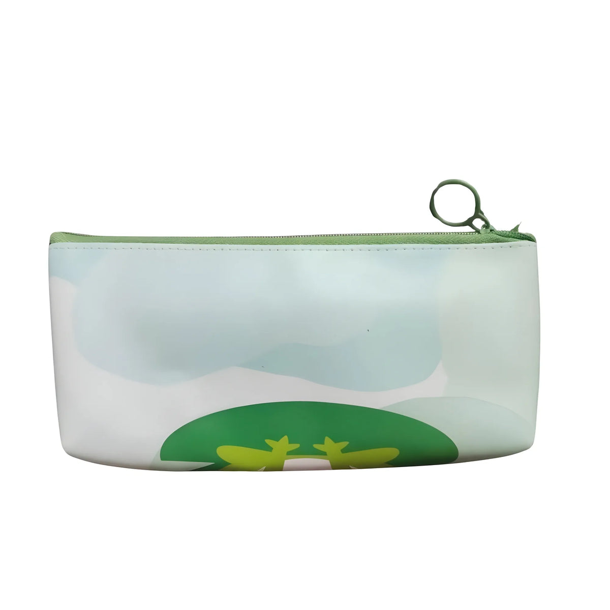 Pack Of_2 Frog Cartoon Printed Pencil Pouch | Canvas | Stationery | 3+ Years