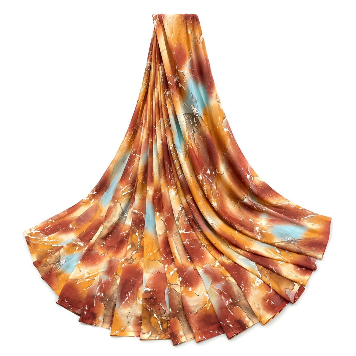 Women's Georgette Printed Saree With Unstitched Blouse 5.5Mtr (Multi)