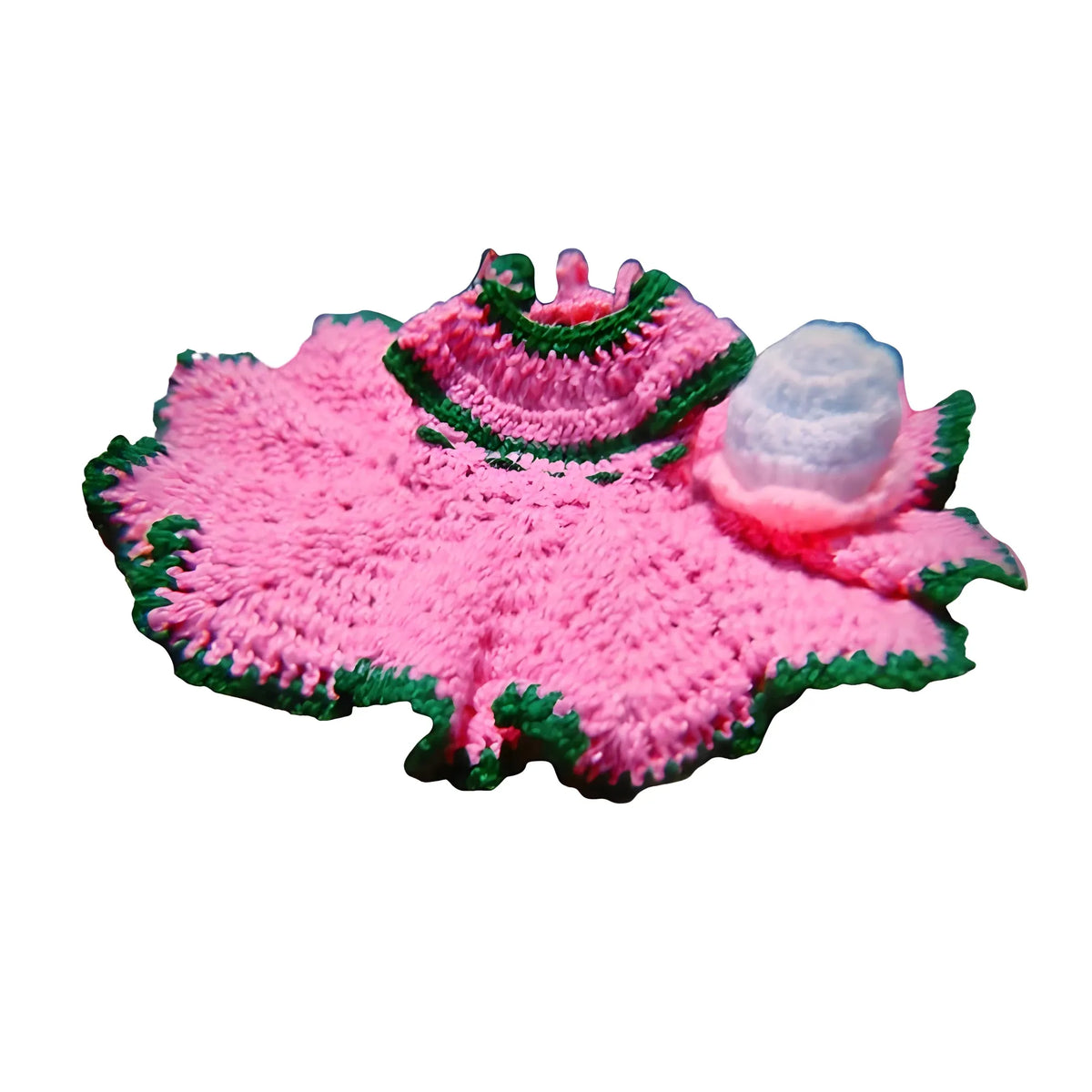 Laddu Gopal Tharad Dress Size: 0 To 6 (Light Pink)