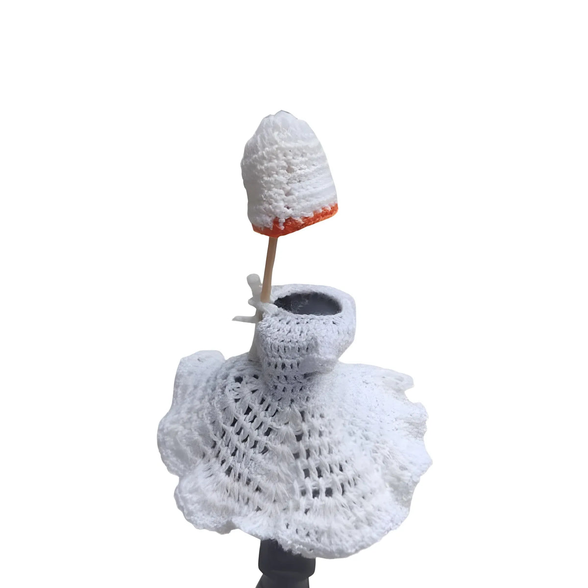 Laddu Gopal Tharad Dress Size: 0 To 6 (White)