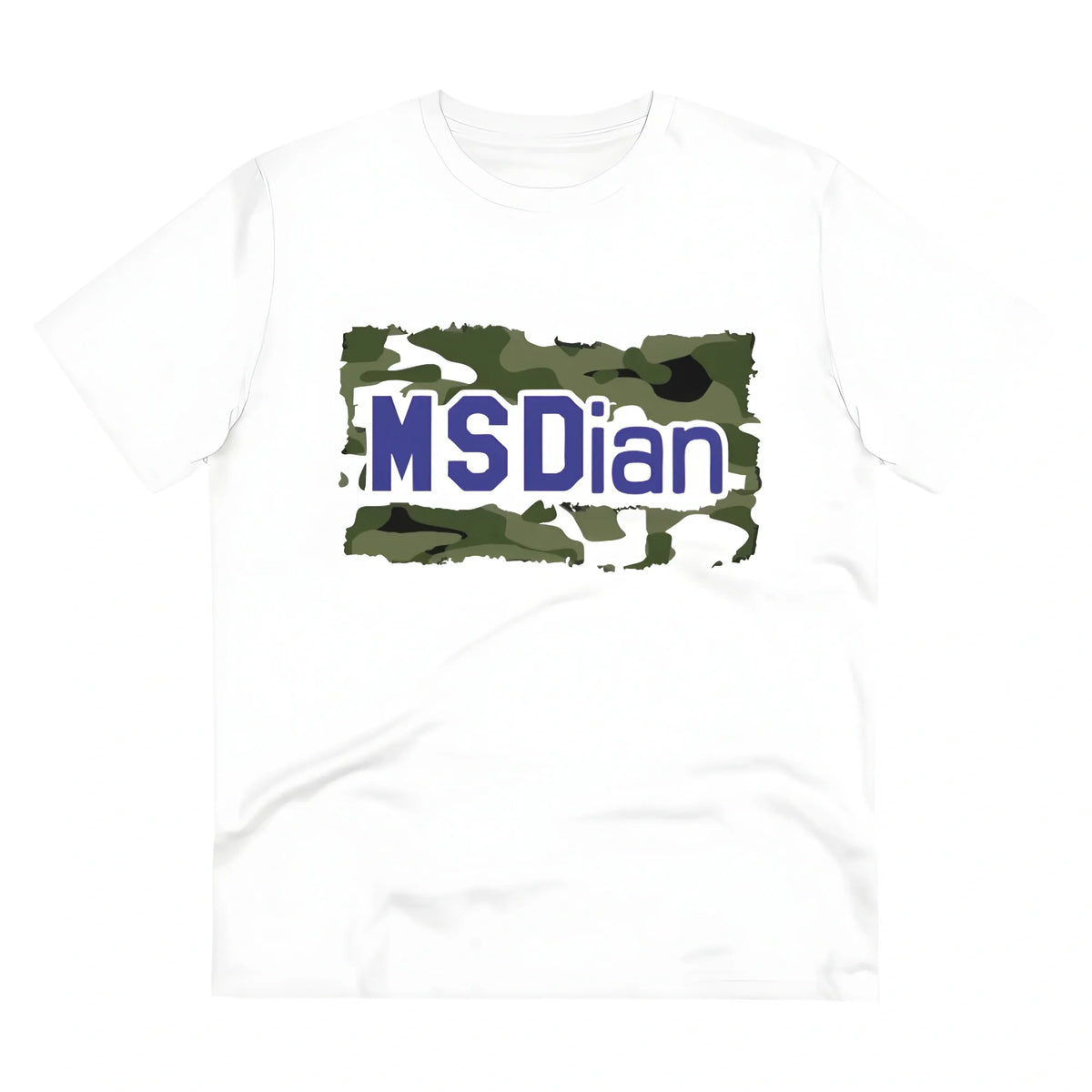 Men's PC Cotton Cricket Design Printed T Shirt (Color: White, Thread Count: 180GSM)