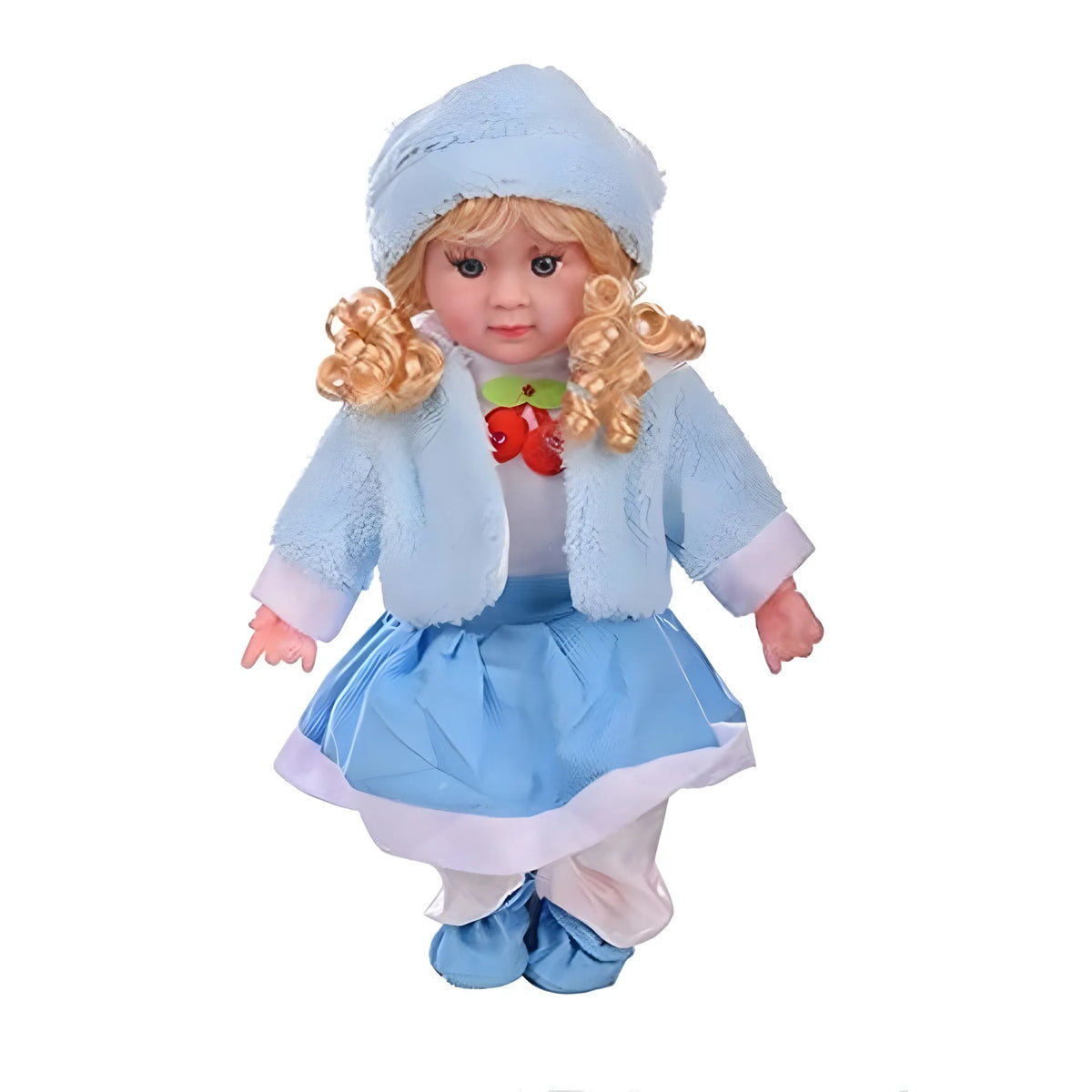 Plastic Singing Songs And Poem Baby Girl Doll (Multicolor )