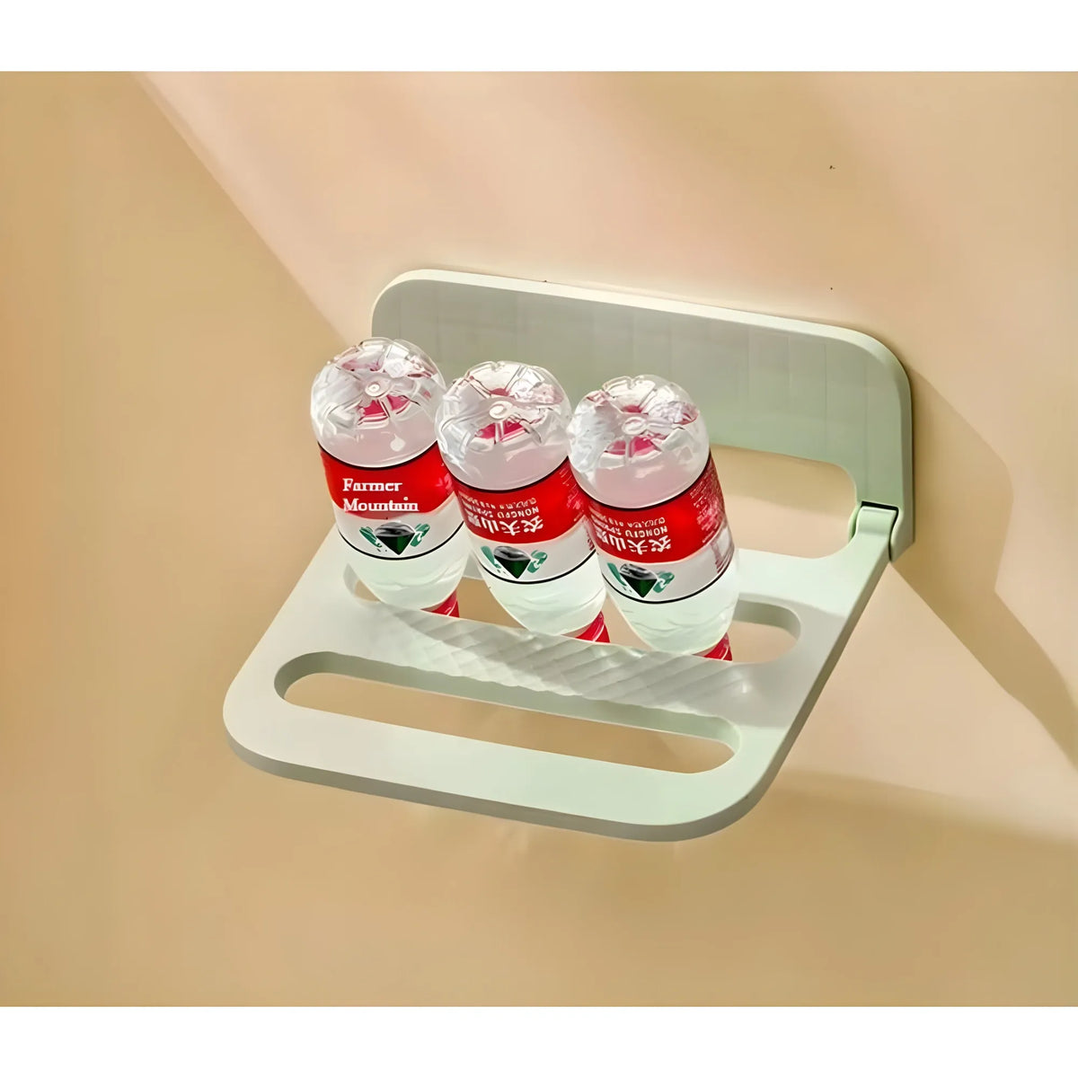 Plastic Solid Wall Hanging Shoe Rack (Multicolor)