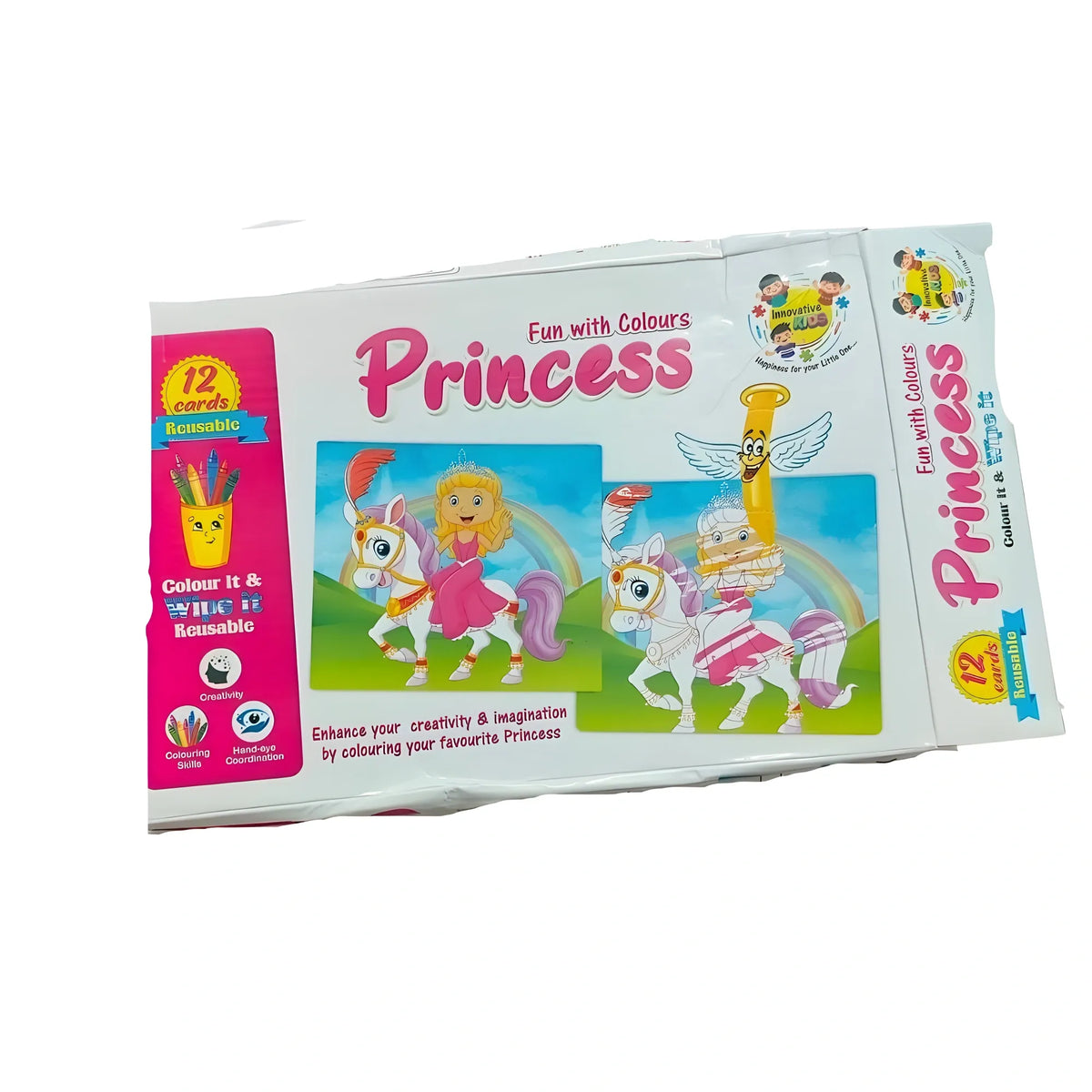 Ariella Fun With Coloring Board-Princess | Cardboard | Educational Toys| + Years