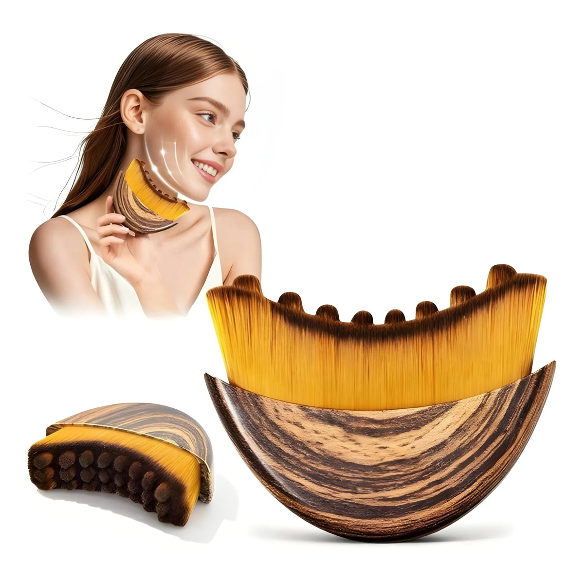 Lymphatic Contour Face Brush (Brown)
