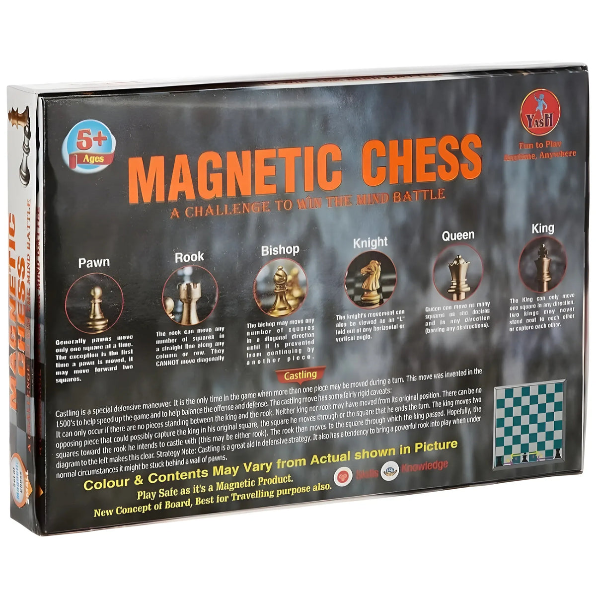 Magnetic Chess |  Magnet, Plastic Toys |  Board Games | 8+ Years