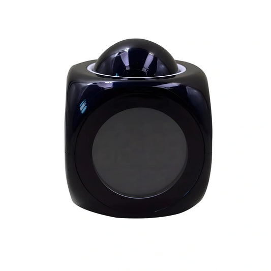 Time Display with Voice Projection And Wake-Up Alarm Clock (Color: Black)