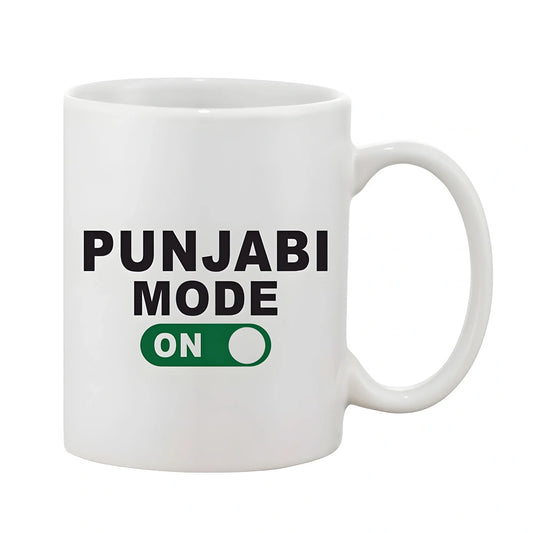 Printed Ceramic Coffee Mug - 1 Pieces, White, 11oz