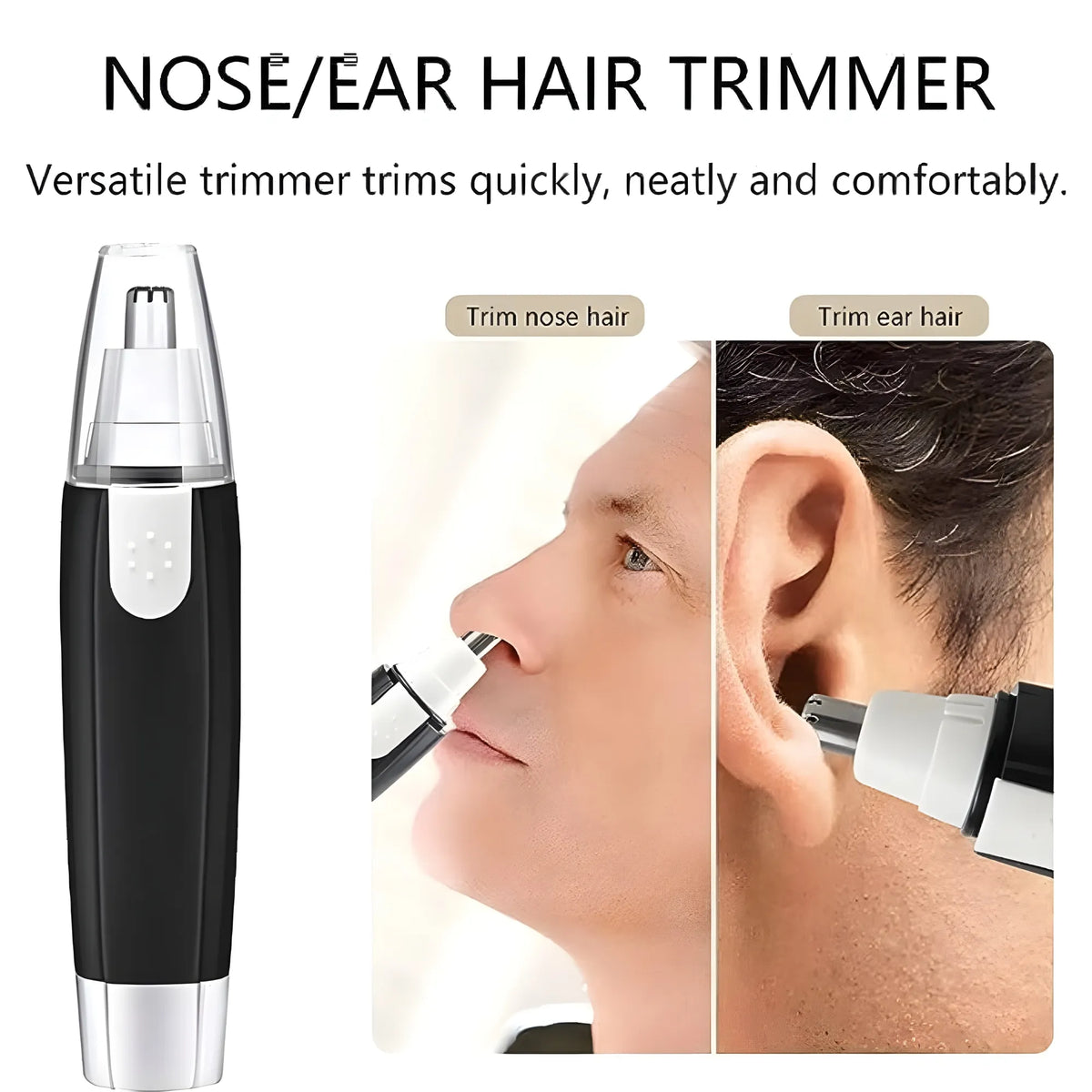 Nose & Ear Hair Trimmer (Black)