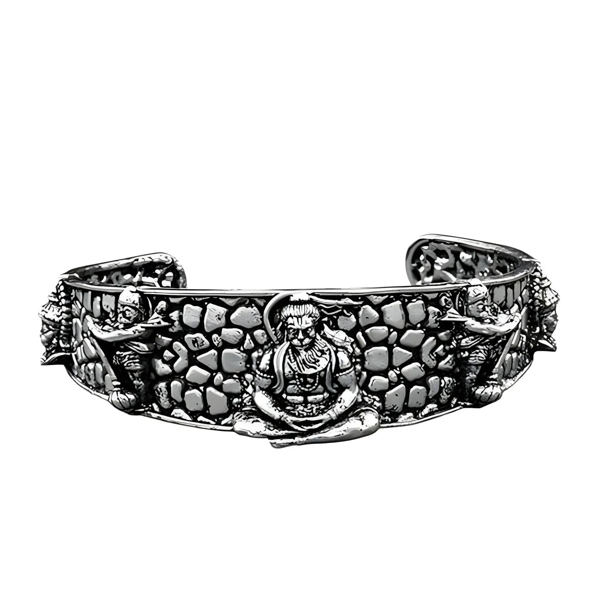 Pack of 2 Hanumanji Kada (Silver)