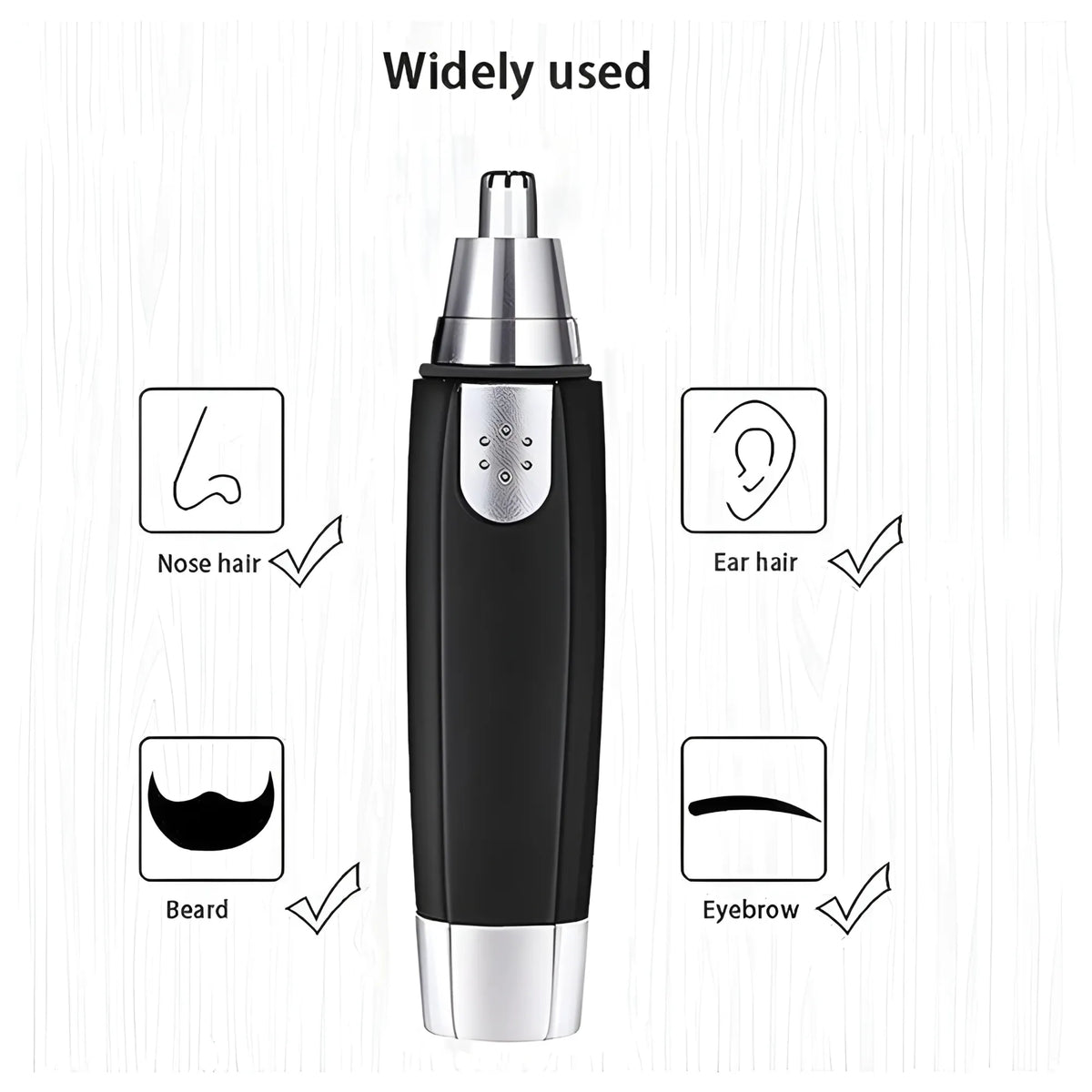 Nose & Ear Hair Trimmer (Black)