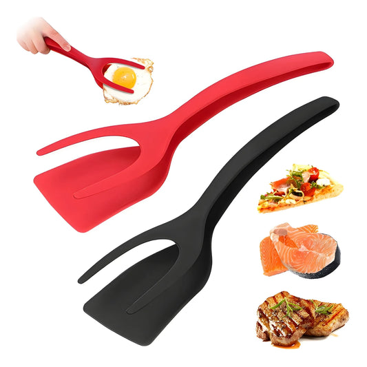 Silicone 2-In-1 Kitchen Spatula (Multicolor)