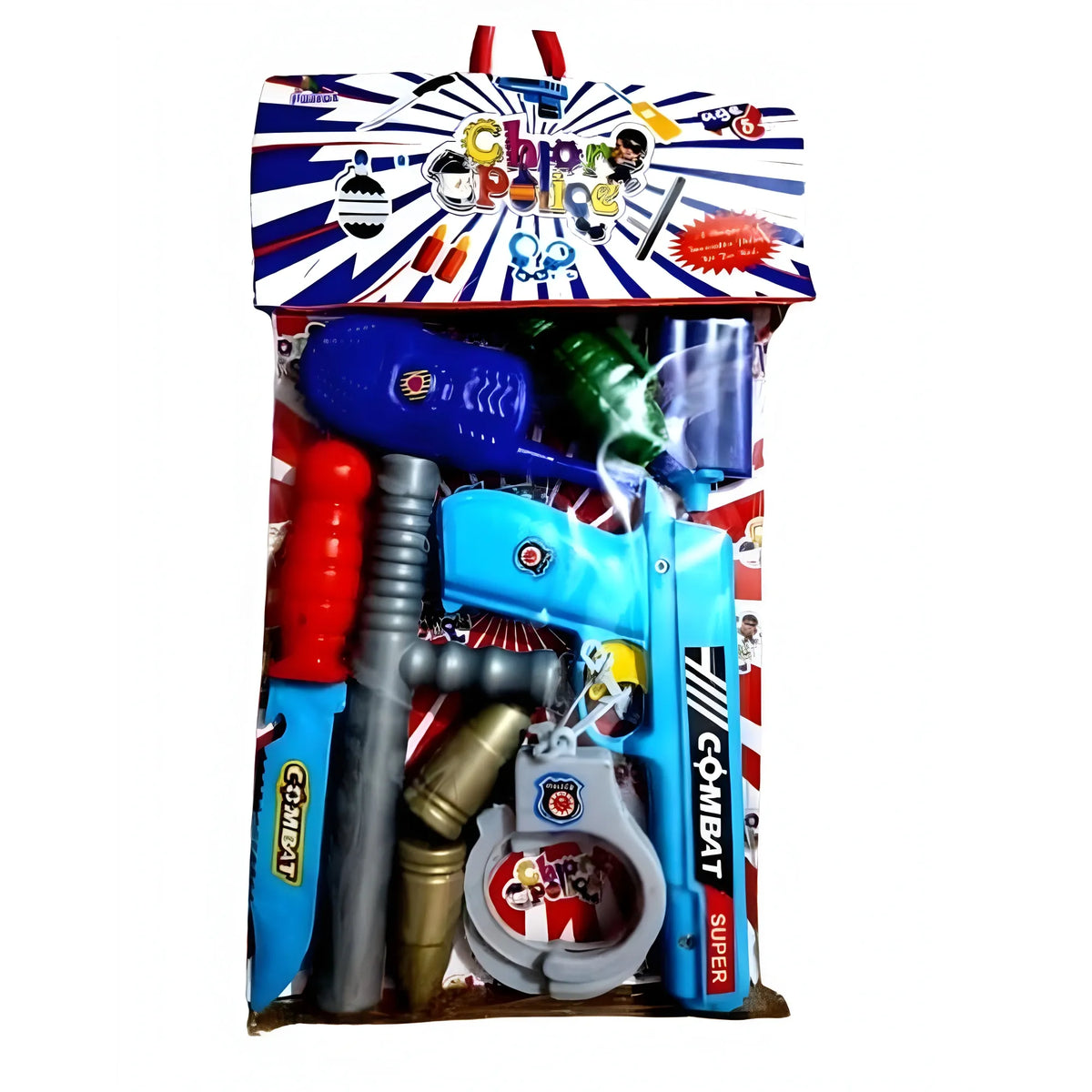 8_Pcs Set Chor Police | Plastic | Toys | 5+ Years