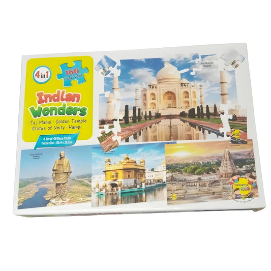 Navira _Pcs Set Indian Wonders Puzzle | Cardboard | Educational Toys| + Years