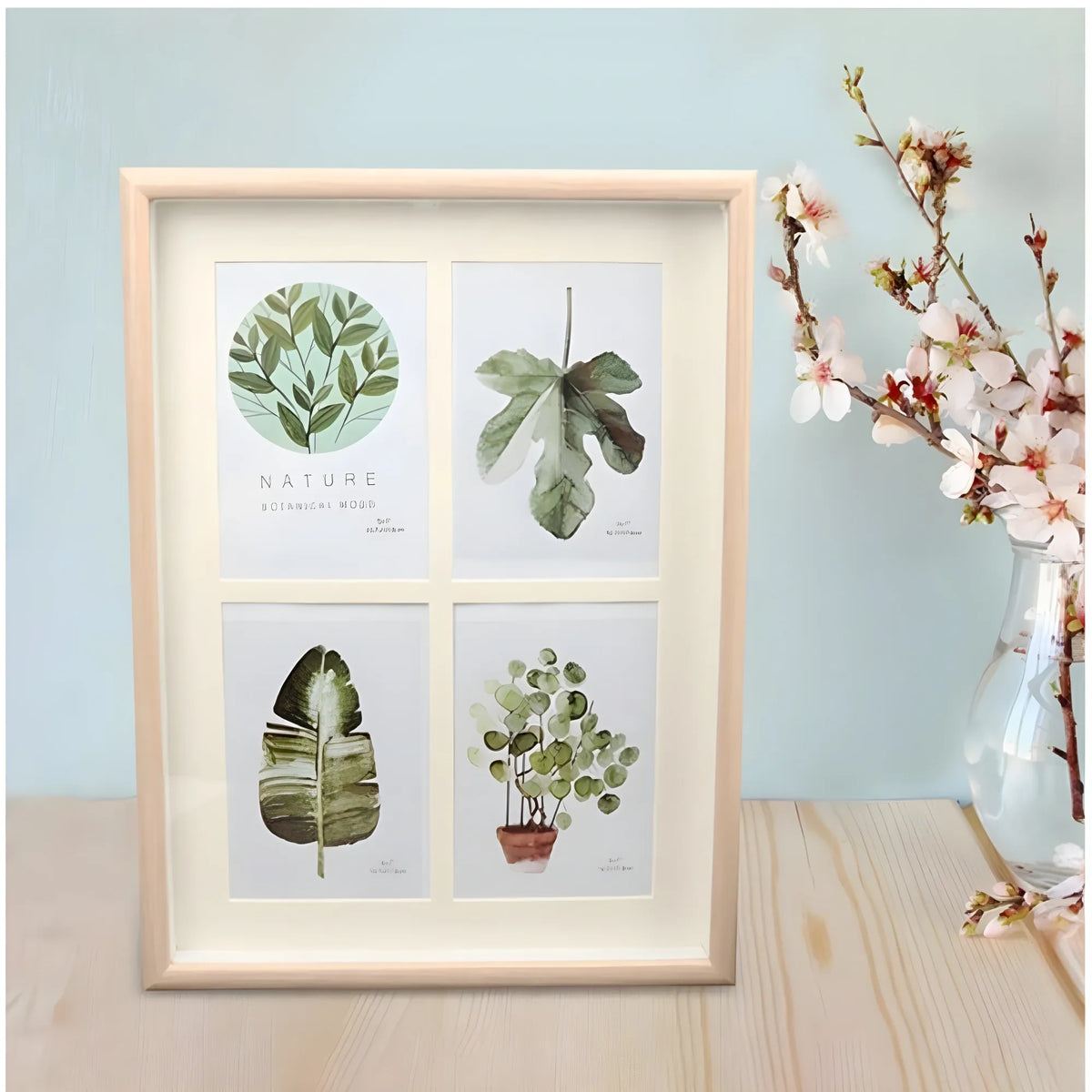 Acrylic Four Collage In One Frame To Add Any Images (Multicolor)