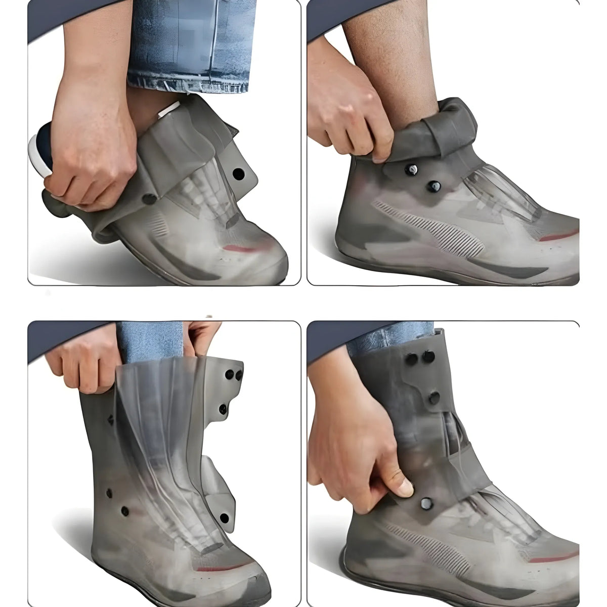 Silicon Shoe Cover (Black)