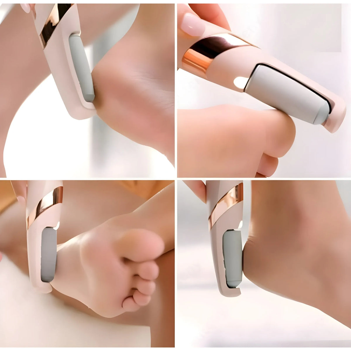 Plastic- Rubber Pedi Roller (Pink)