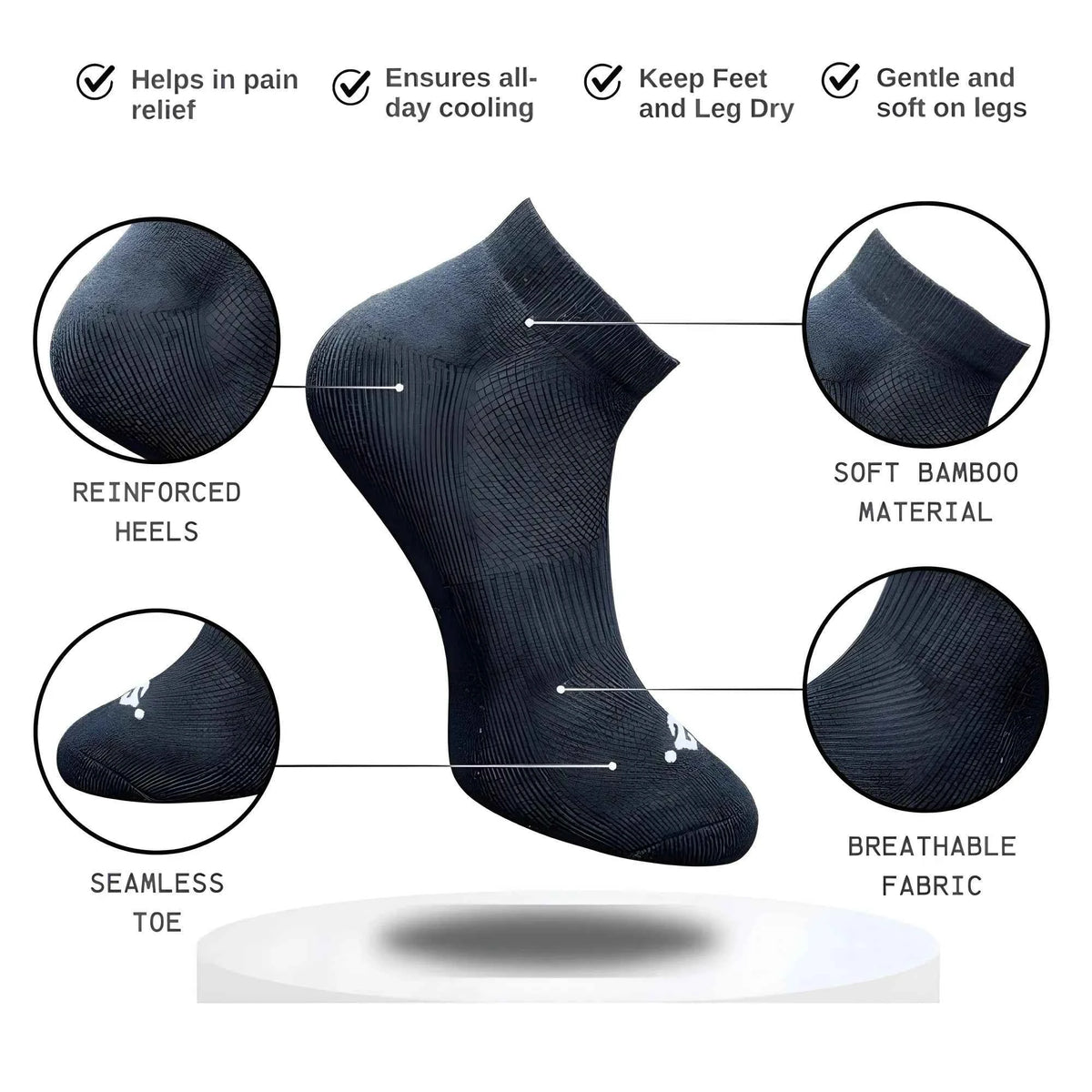 Aurelia _Pair Set Unisex Casual Cotton Printed Low Cut Socks