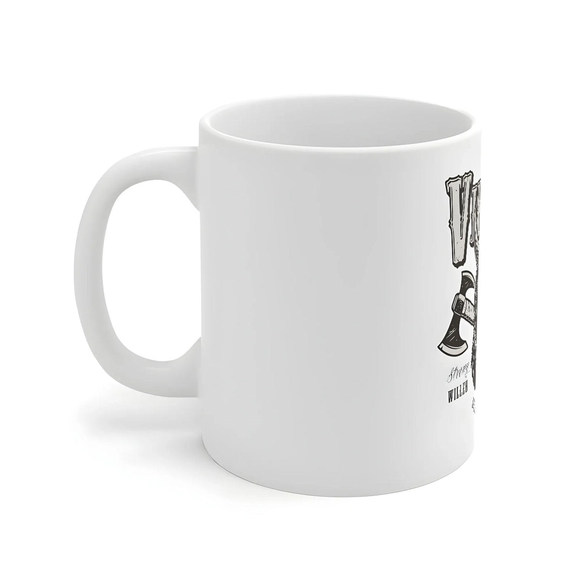Ceramic Gorila Desing Printed Coffee Mug (Color: White, Capacity:330ml)