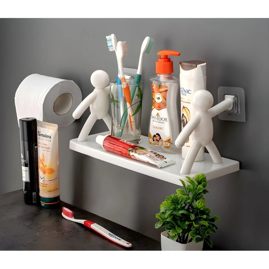 Pack of 2 Self Adhesive Multipurpose Stand Holder (White)