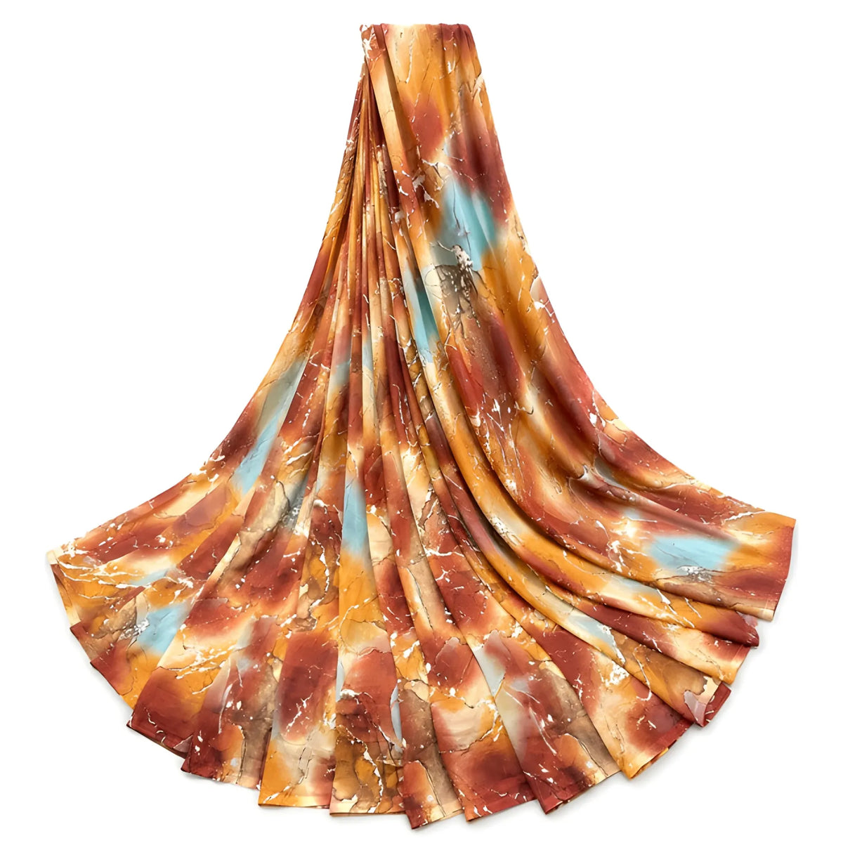 Women's Georgette Printed Saree With Unstitched Blouse 5.5Mtr (Multi)