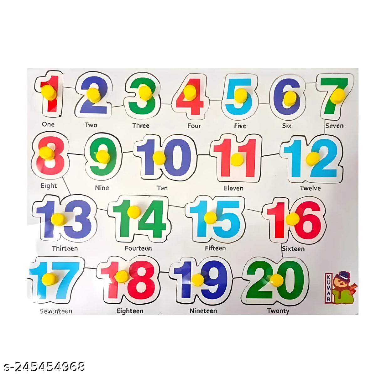 Numbers | Wood | Educational Toys | 3+ Years
