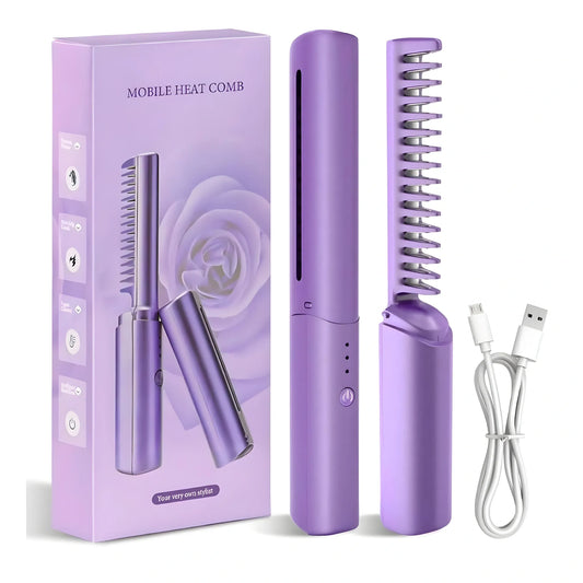 Rivana Rechargeable Mini Hair Straightener Pack of 2