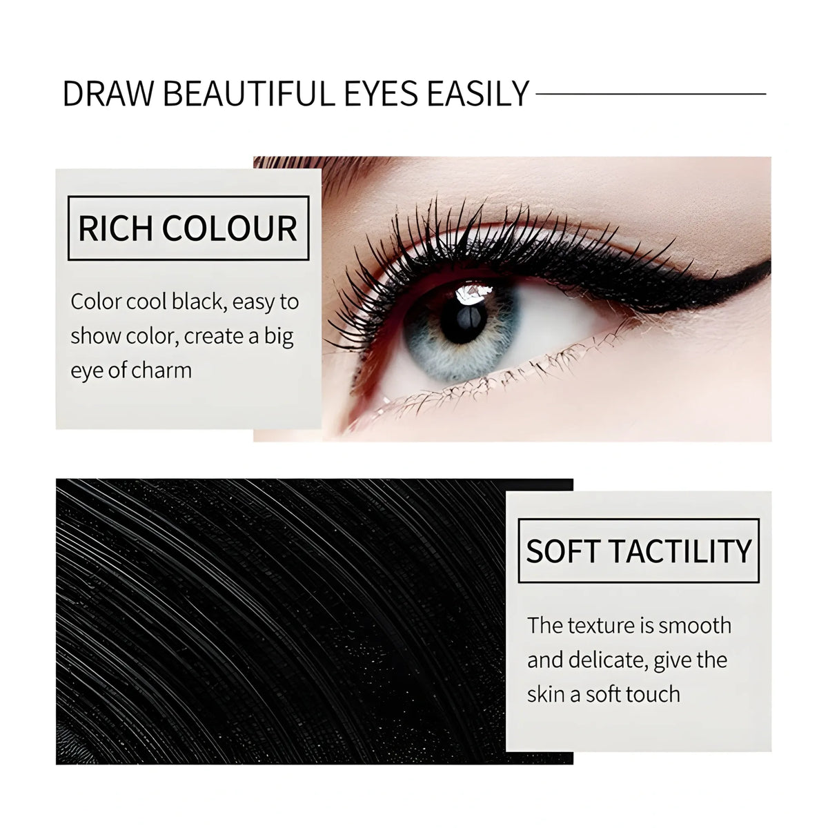 Plastic Black Eyeliner Pencil (Black)