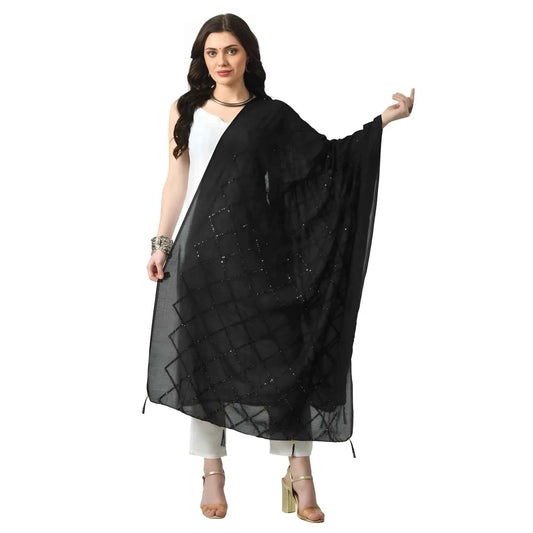 Lavanya Chanderi Self Design Dupatta