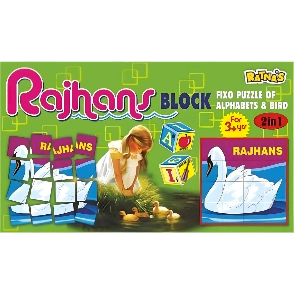Zafira Fixo puzzle of Alphabets and bird | Educational Toys | + Years