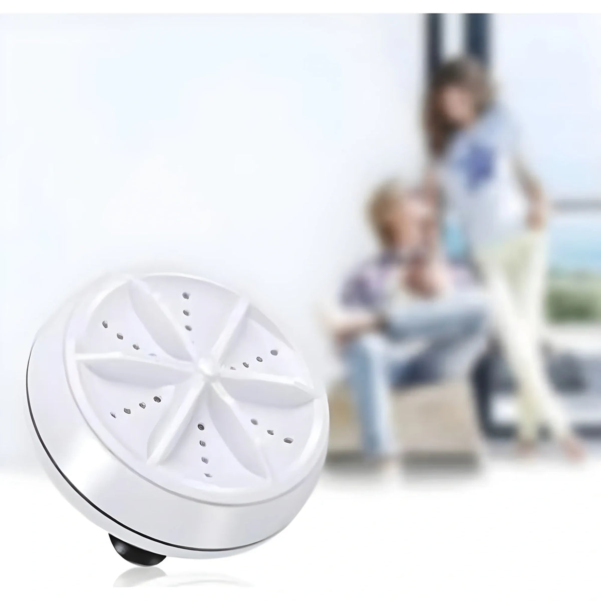 Pack of 2 Mini Portable Turbine Washer (Multicolor)