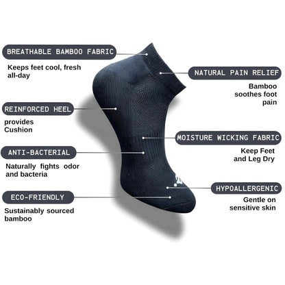 Aveline _Pair Set Unisex Casual Cotton Printed Low Cut Socks