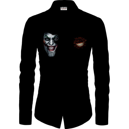 Men's Casual Floral Printed Cotton Blend Unstitched Shirt Fabric 1.6 Mtrs (Black)