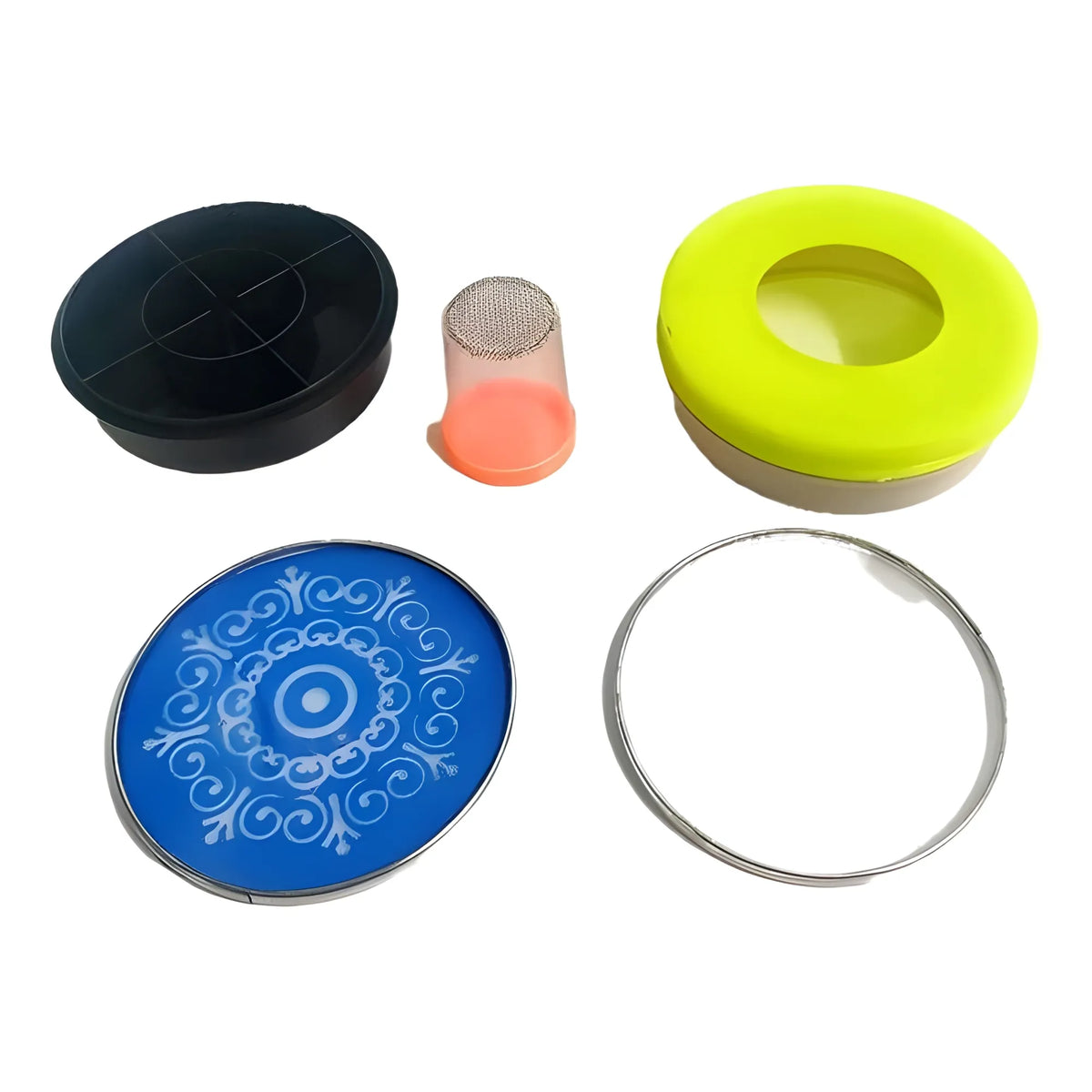 Plastic Rangoli Making Kit (Multicolor)
