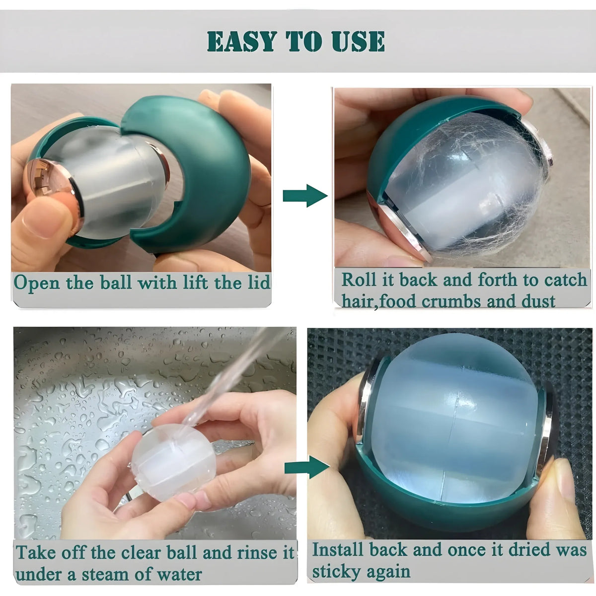 Plastic Remover Sticky Ball for Clothes Gel Lint Roller (Maroon)