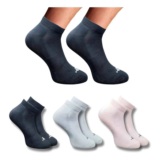 Aveline _Pair Set Unisex Casual Cotton Printed Low Cut Socks
