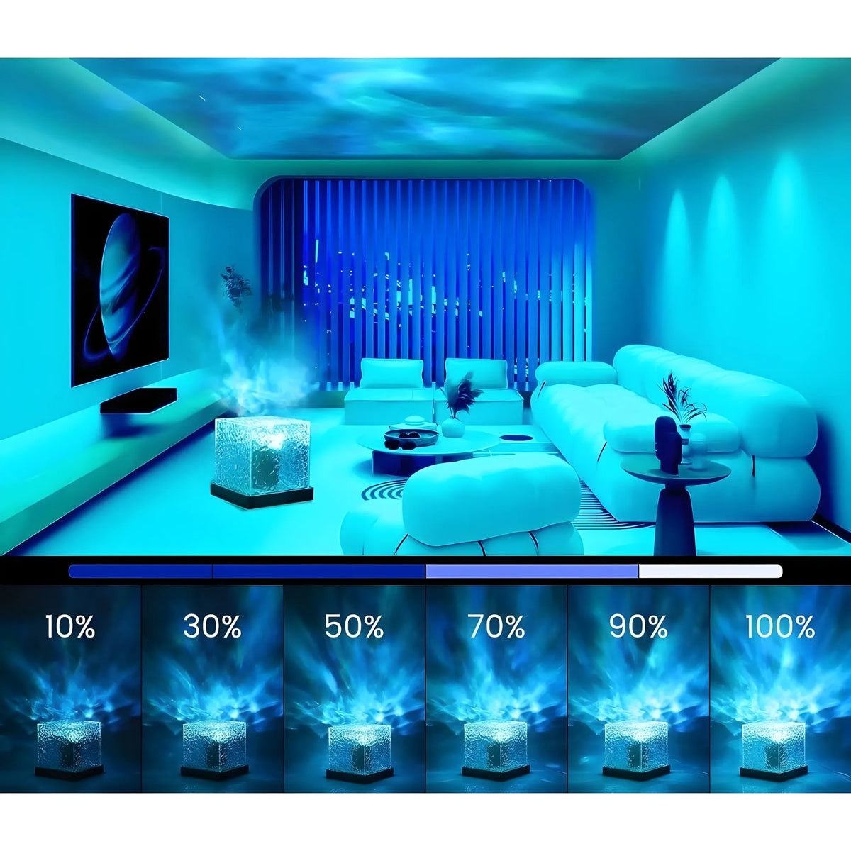 Ocean Wave Projector Lamp (Blue)