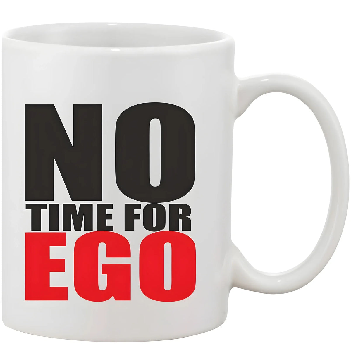 Printed Ceramic Coffee Mug - 1 Pieces, White, 11oz