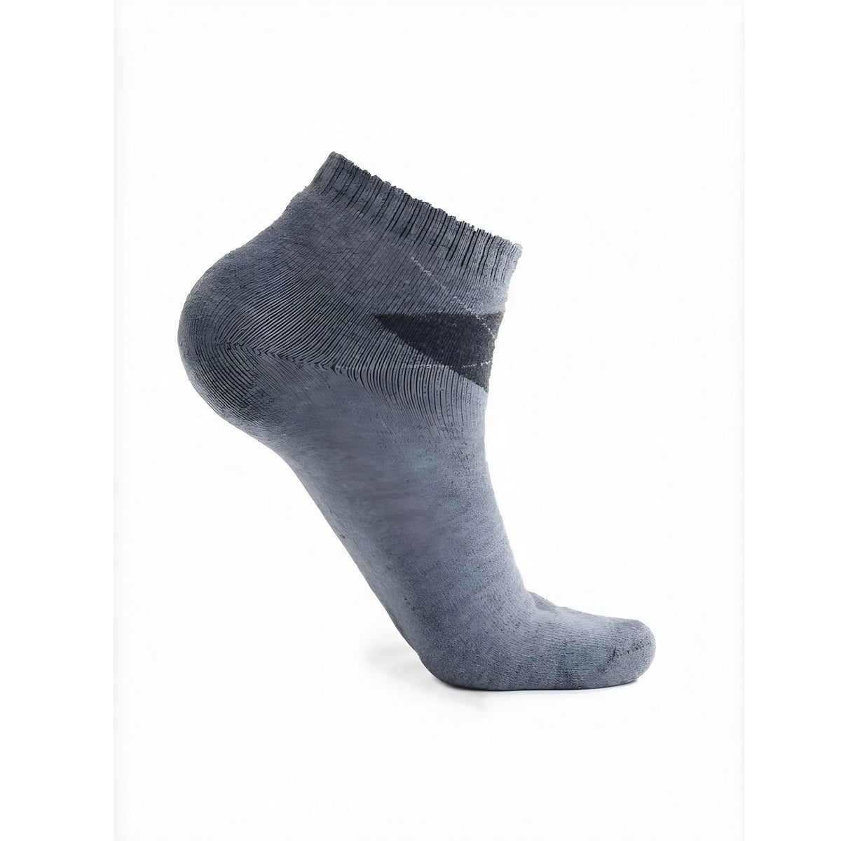 5 Pairs Men's Casual Cotton Blended Solid Mid-Calf length Socks (Assorted)