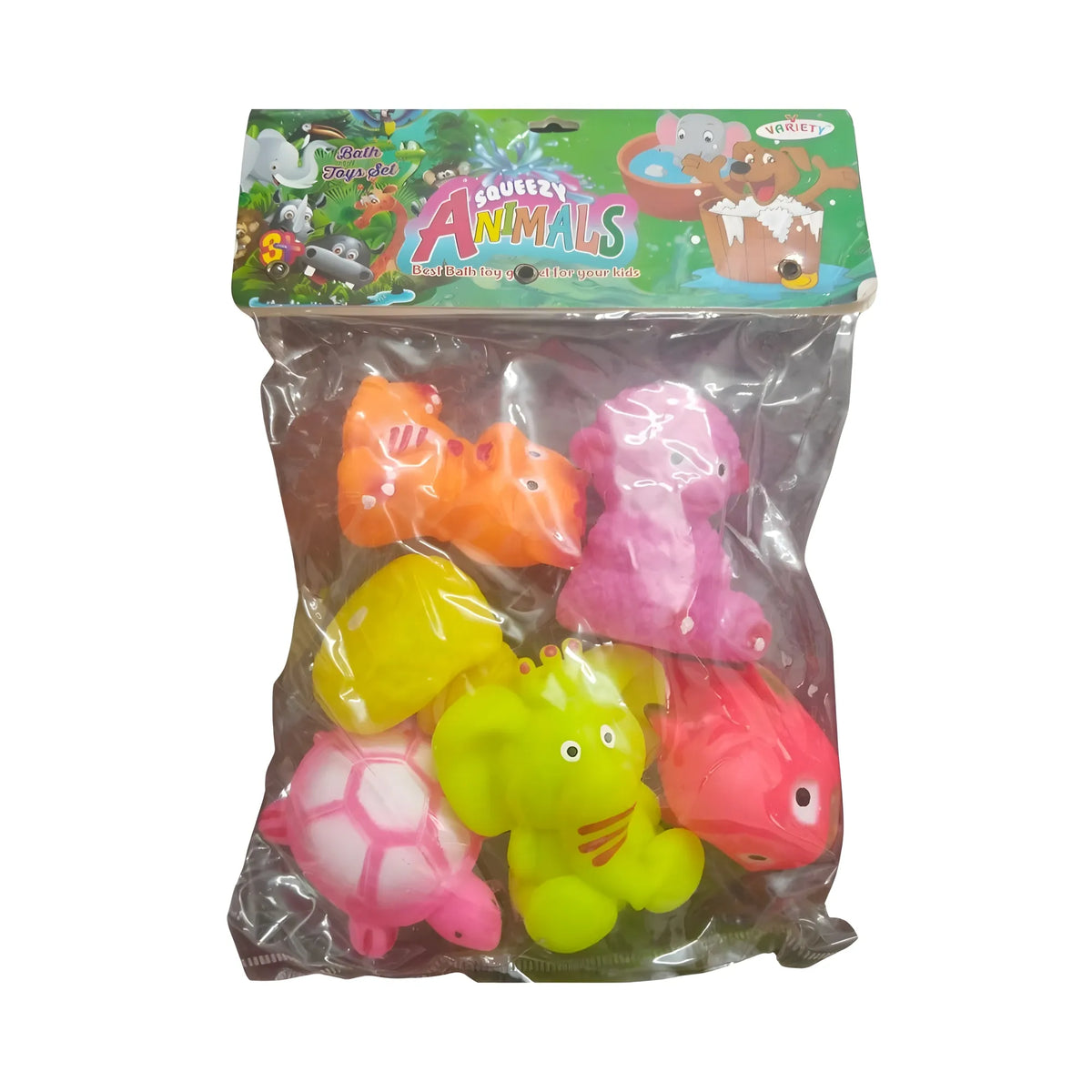Domestic Mixed Animal Chu Chu Toys |   Rubber  |   Toys| 6+ Months
