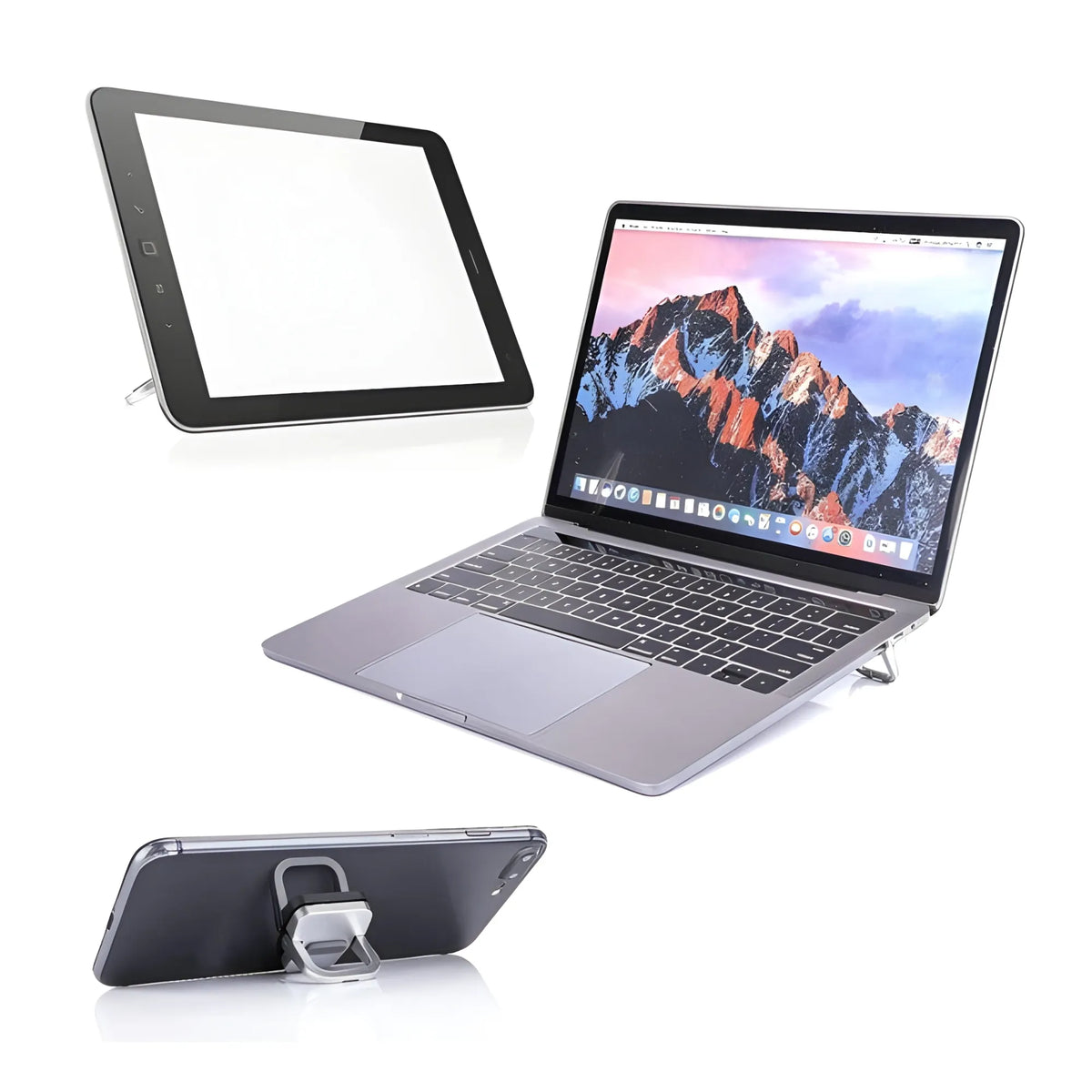 Metal Mini Laptop Stand (Silver)