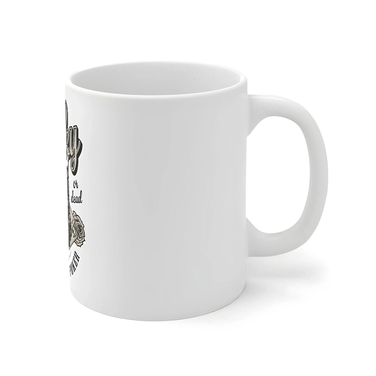 Ceramic Gorila Desing Printed Coffee Mug (Color: White, Capacity:330ml)