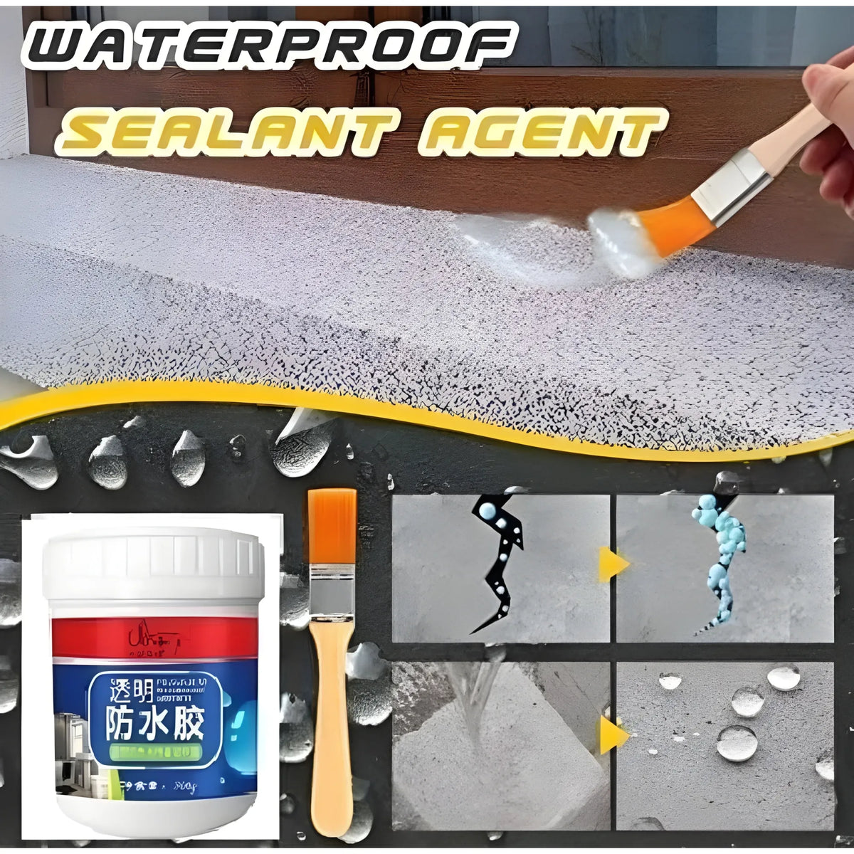Transparent Waterproof Glue (White)
