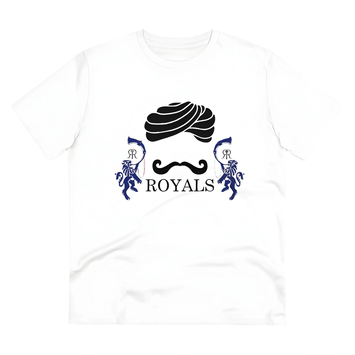 Men's PC Cotton Cricket Design Printed T Shirt (Color: White, Thread Count: 180GSM)