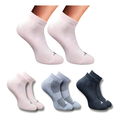 3_Pair Set Unisex Casual Cotton Printed Low Cut Socks (Multicolor)