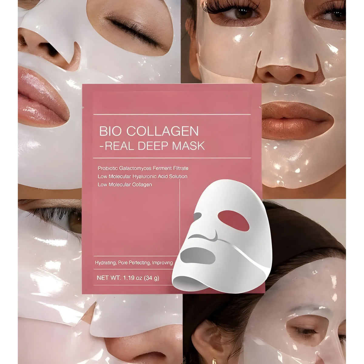 Bio-Collagen Face Mask (Multicolor)