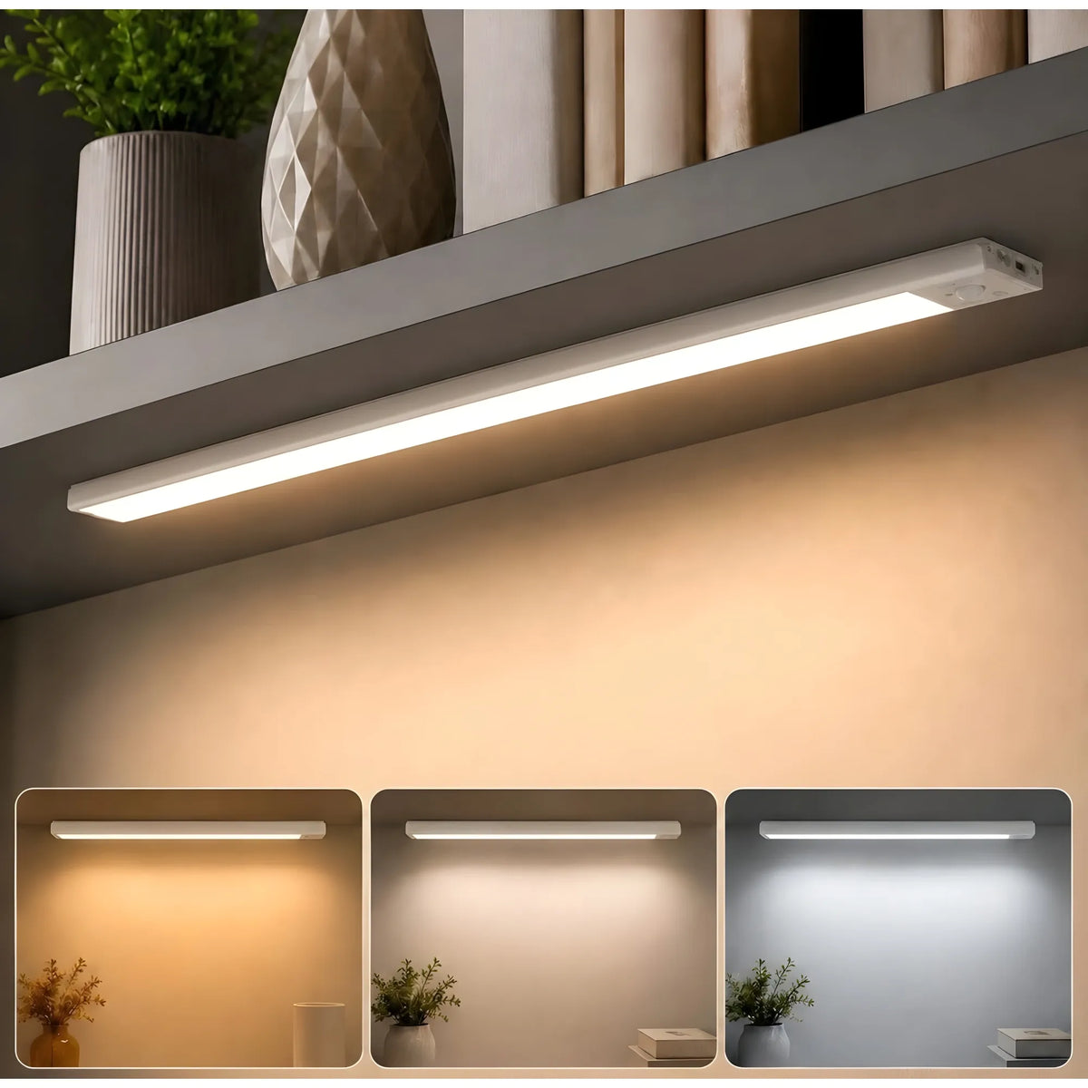Metal Wireless Under Cabinet Light (White)
