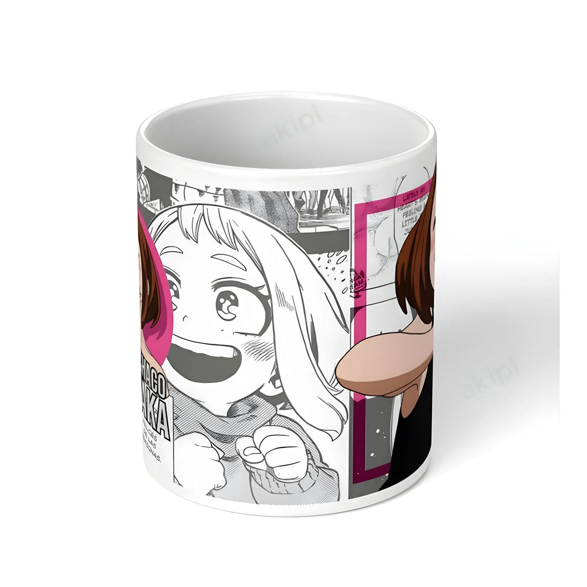Anime Ochaco Uraraka Ceramic Printed Coffee Mug (White)