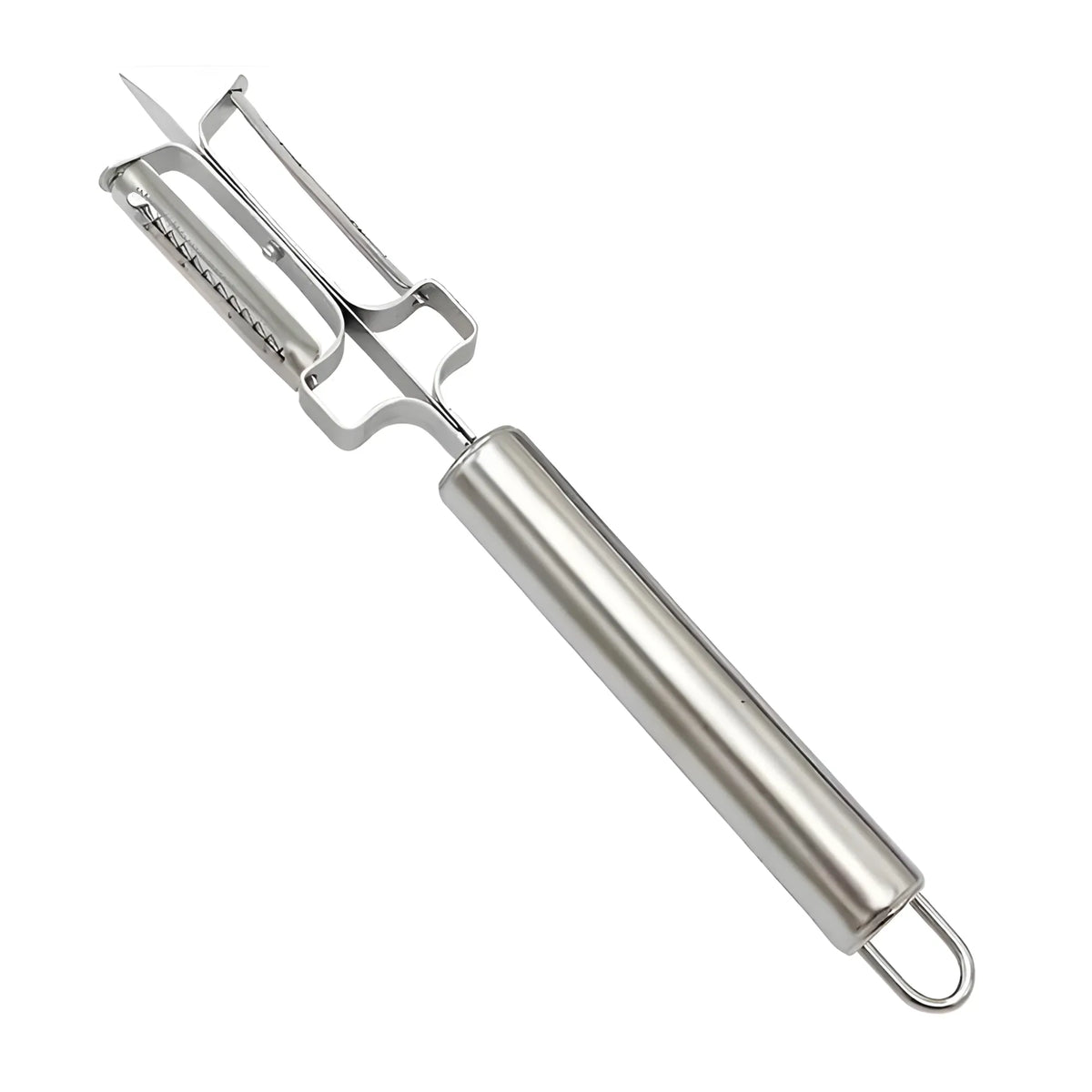 Stainless Steel 3-In-1 Vegetable Peeler (Silver)