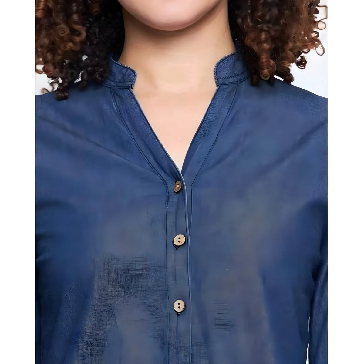 Women's Casual Denim Full Sleeve Dress (blue) | Women Signature Collection
